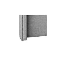 Cabeceira Casal Lyon P04 140 Cm Suede Cinza Tca 940 - 2