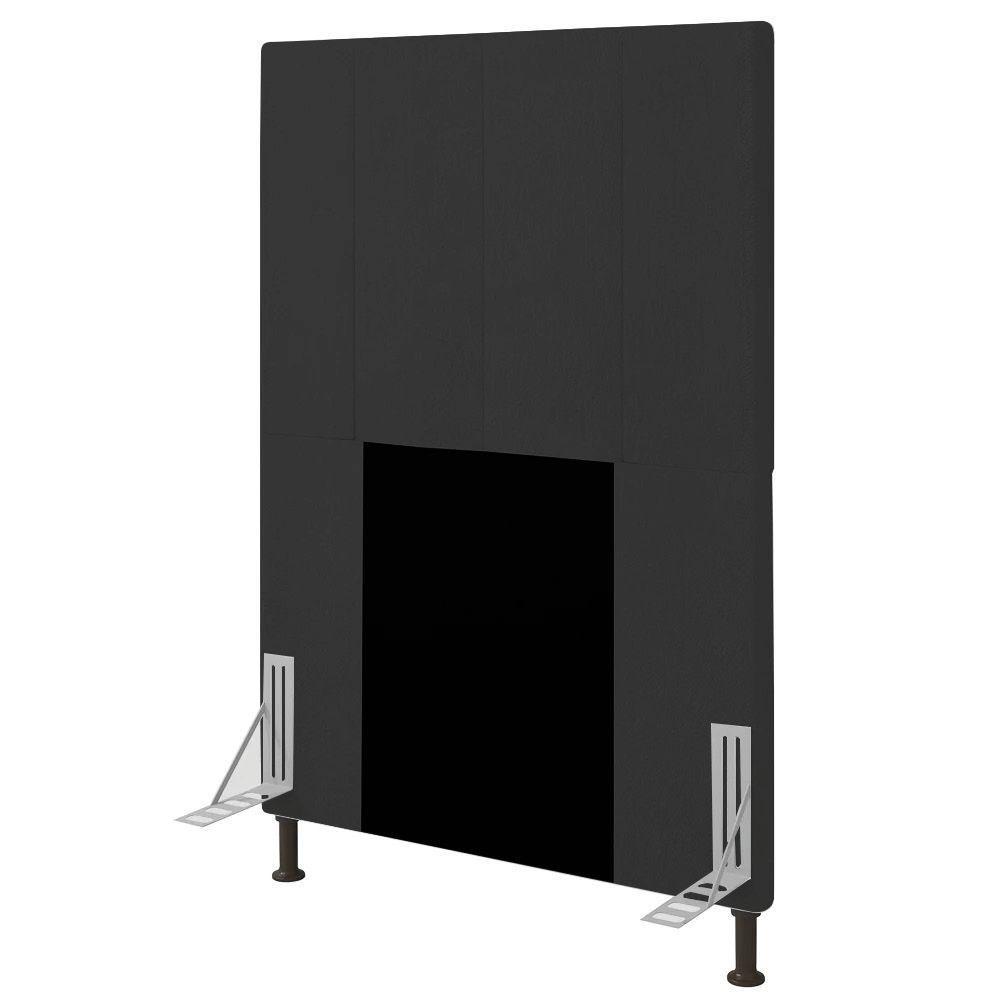 Cabeceira Solteiro 0,90m Munique Corano - Pallazio Cor Preto - 1