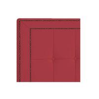 Cabeceira Solteiro Catania P04 100 Cm Suede Vermelho - 5