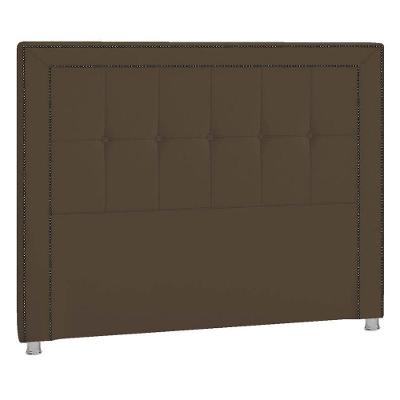 Cabeceira Solteiro Catania P04 90 Cm Suede Marrom
