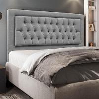 Cabeceira Queen 1,60m Maribor Linho Cinza - Pallazio - 5