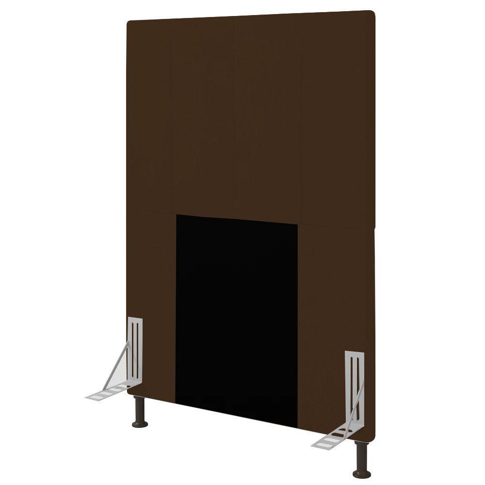 Cabeceira Solteiro 0,90m Munique Corano - Pallazio Cor Marrom - 1