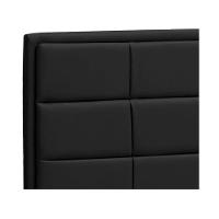 Cabeceira Casal Tallin P04 140 Cm Suede Preto Tca 944 - 3