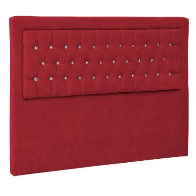 Cabeceira King Iasi P04 195 Cm Suede Vermelho Tca 53