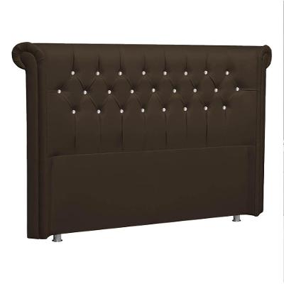 Cabeceira Solteiro Brescia P04 100 Cm Suede Marrom