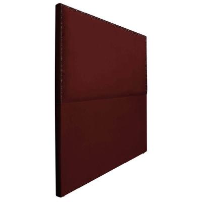 Cabeceira Queen Bali 160 Cm Cama Box Suede Bordô