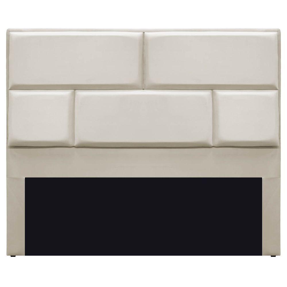 Cabeceira Queen Brick 160 Cm Cama Box Linho Bege - 7