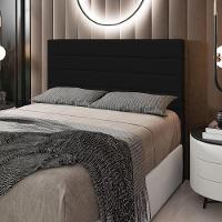 Cabeceira Queen 1,60m Friburgo Corano - Pallazio Cor Preto - 2