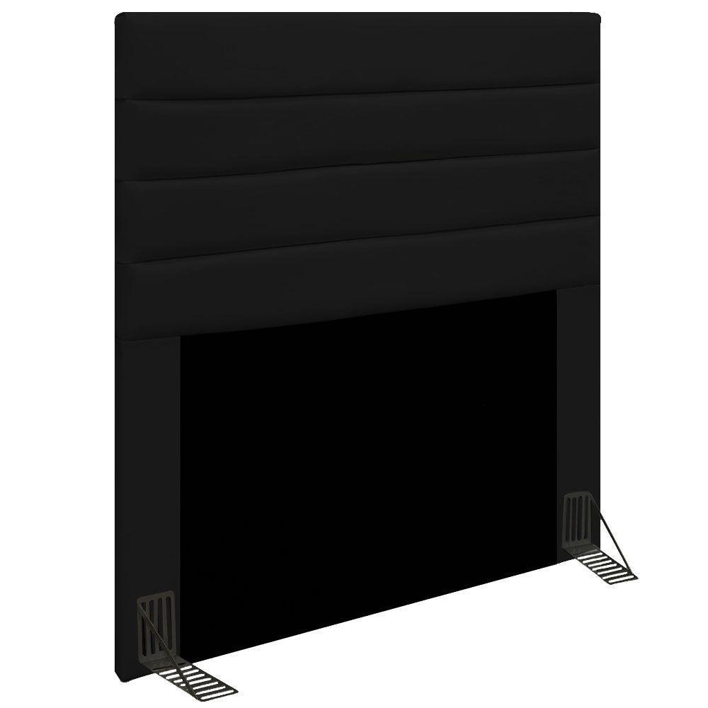 Cabeceira Solteiro 0,90m Friburgo Corano - Pallazio Cor Preto - 1