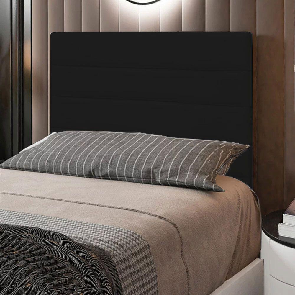 Cabeceira Solteiro 0,90m Friburgo Corano - Pallazio Cor Preto - 3