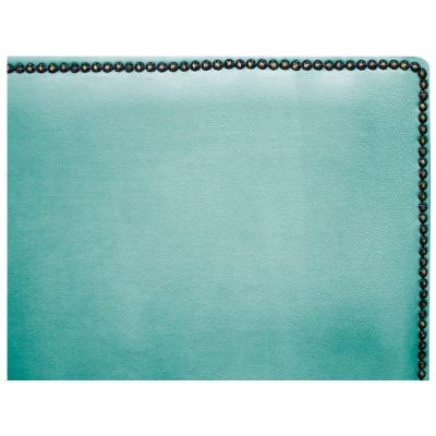 Cabeceira Casal Bali 140 Cm Cama Box Suede Azul Tiany