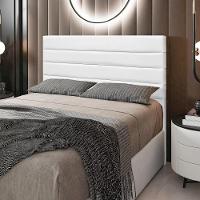 Cabeceira King 1,95m Friburgo Corano - Pallazio Cor Branco - 5