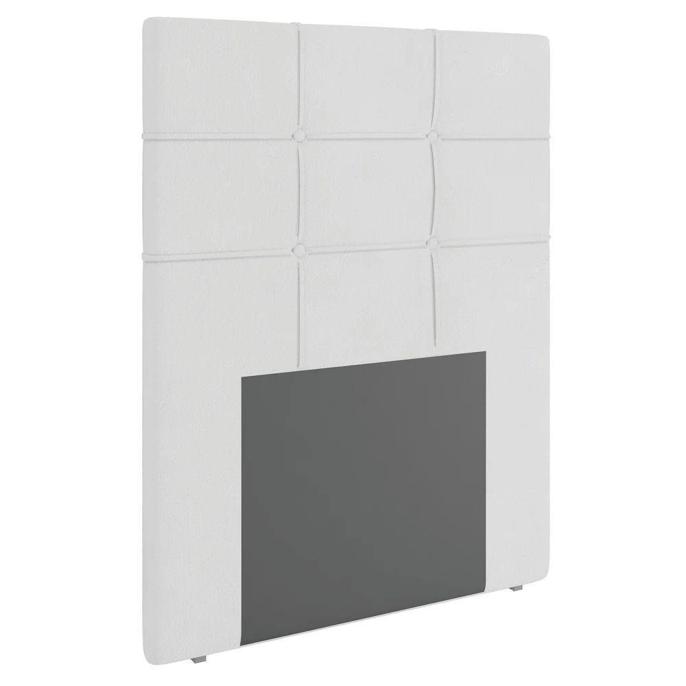 Cabeceira Solteiro 0,90m Moscou Corano Branco - Pallazio - 1