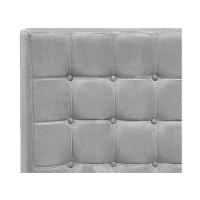 Cabeceira Queen Pequim P04 160 Cm Suede Cinza Tca 940 - 3