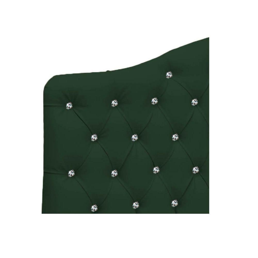 Cabeceira Queen Florence P04 160 Cm Suede Verde - 3