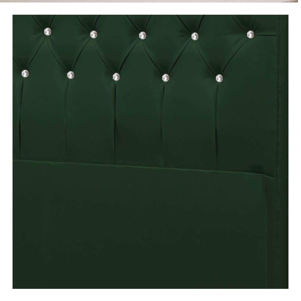 Cabeceira King Brescia P04 195 Cm Suede Verde Tca 947 - 2