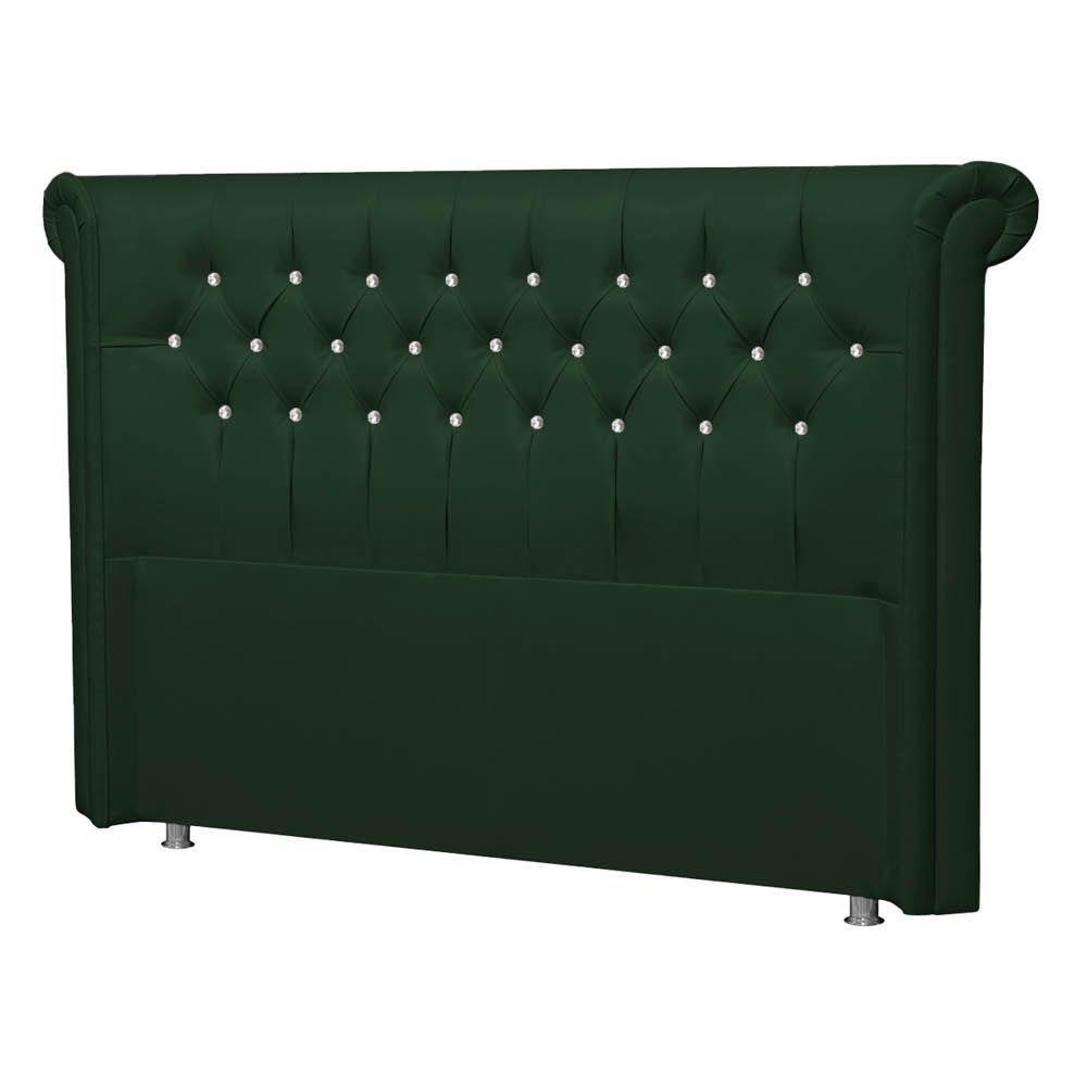 Cabeceira King Brescia P04 195 Cm Suede Verde Tca 947 - 4