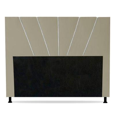 Cabeceira Cama Box Casal Queen Size Dallas 160Cm Bege