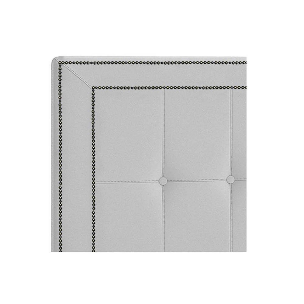 Cabeceira Queen Catania P04 160 Cm Suede Cinza Tca 940 - 3