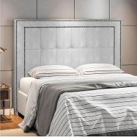 Cabeceira Queen Catania P04 160 Cm Suede Cinza Tca 940 - 6