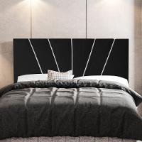 Cabeceira Cama Box Casal King Size Dallas 195Cm Preto - 4