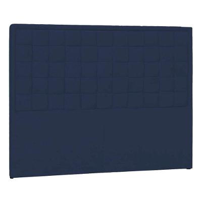 Cabeceira King Palermo P04 195 Cm Suede Azul Marinho