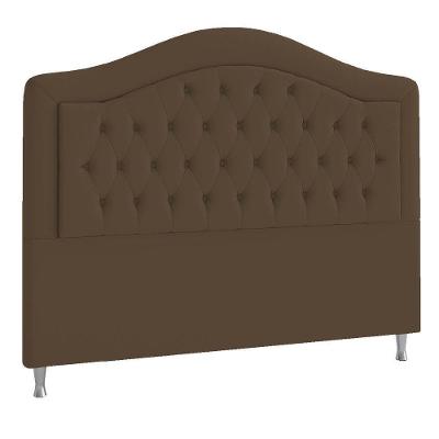 Cabeceira King ághata P04 195 Cm Suede Marrom
