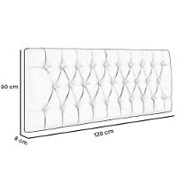 Painel Cabeceira Dubai Para Cama Box-1,20 Mt-suede Bege - 2