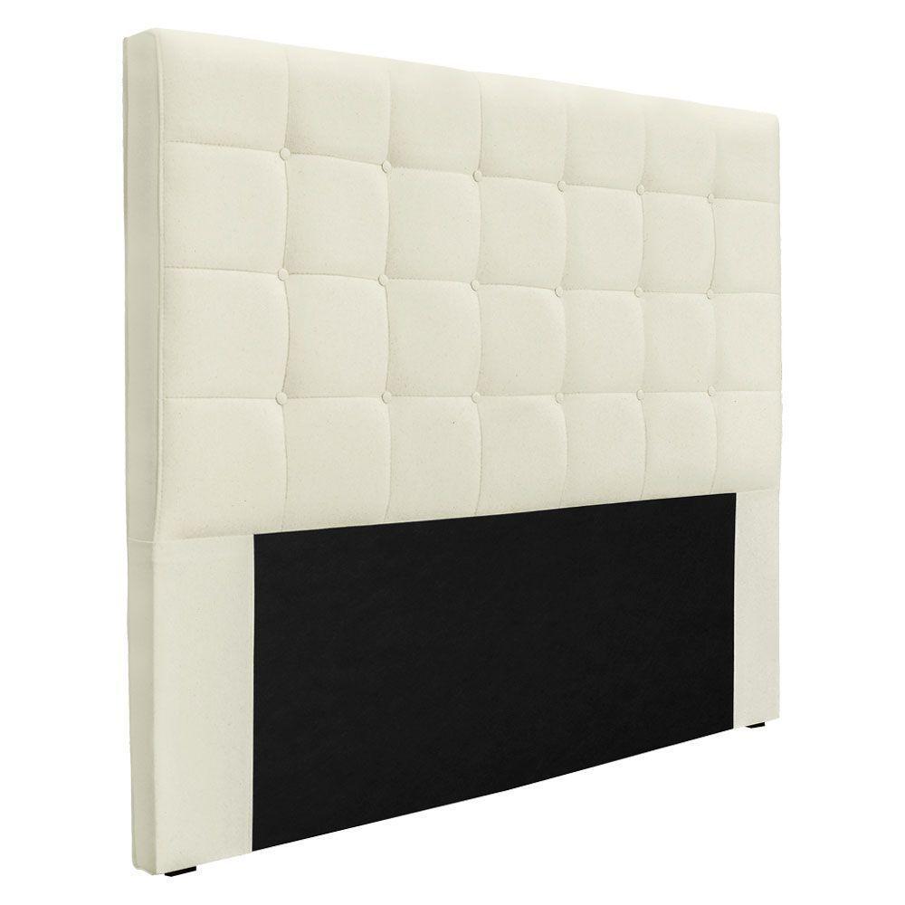 Cabeceira King 1,95M Verona Linho Rústico Natural Pallazio - 1