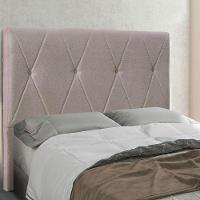 Cabeceira Casal 1,40M Aquilla Linho Rústico Areia Pallazio - 6