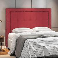 Cabeceira King Catania P04 195 Cm Suede Vermelho - 6