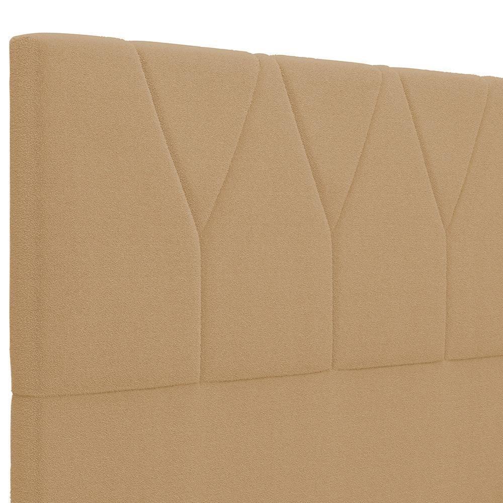 Cabeceira Cama Box Casal King 195 Cm Aurora W01 Bouclê Mostarda - Lyam Decor - 3