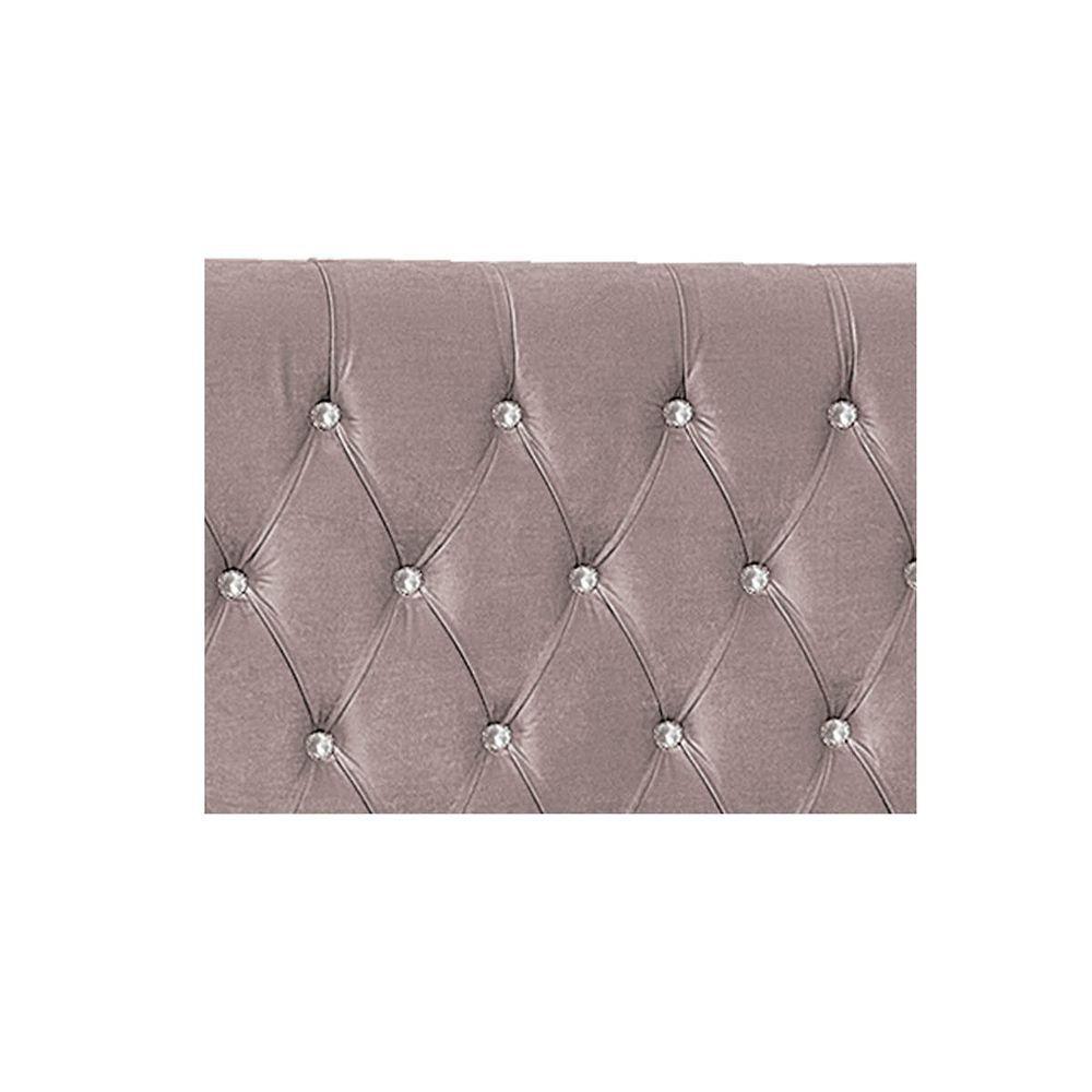 Cabeceira Solteiro Tóquio P04 98 Cm Suede Rosê Tca 949 - 2