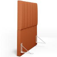 Cabeceira Cama Box Solteiro 100 Cm Dália W01 Tecido Terracota - Lyam Decor - 6