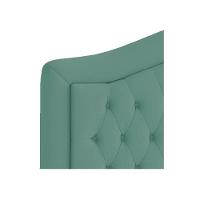 Cabeceira Queen ághata P04 160 Cm Suede Turquesa - 3