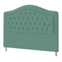 Cabeceira Queen ághata P04 160 Cm Suede Turquesa