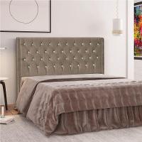 Cabeceira Queen P04 160 Cm Suede Marrom Claro Tca 945 - 6