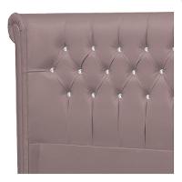 Cabeceira Solteiro P04 90 Cm Suede Rosê Tca 949 - 3