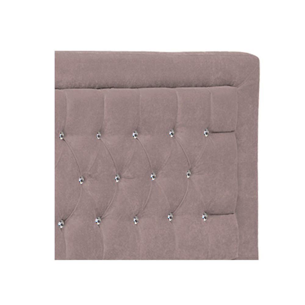 Cabeceira Queen Iasi P04 160 Cm Suede Rosê Tca 949 - 2
