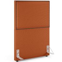 Cabeceira Box Solteiro Com Tachas 100 Cm Vicenza L02 Tecido Terracota - Lyam Decor - 5