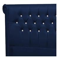 Cabeceira Solteiro P04 90 Cm Suede Azul Tca 948 - 3