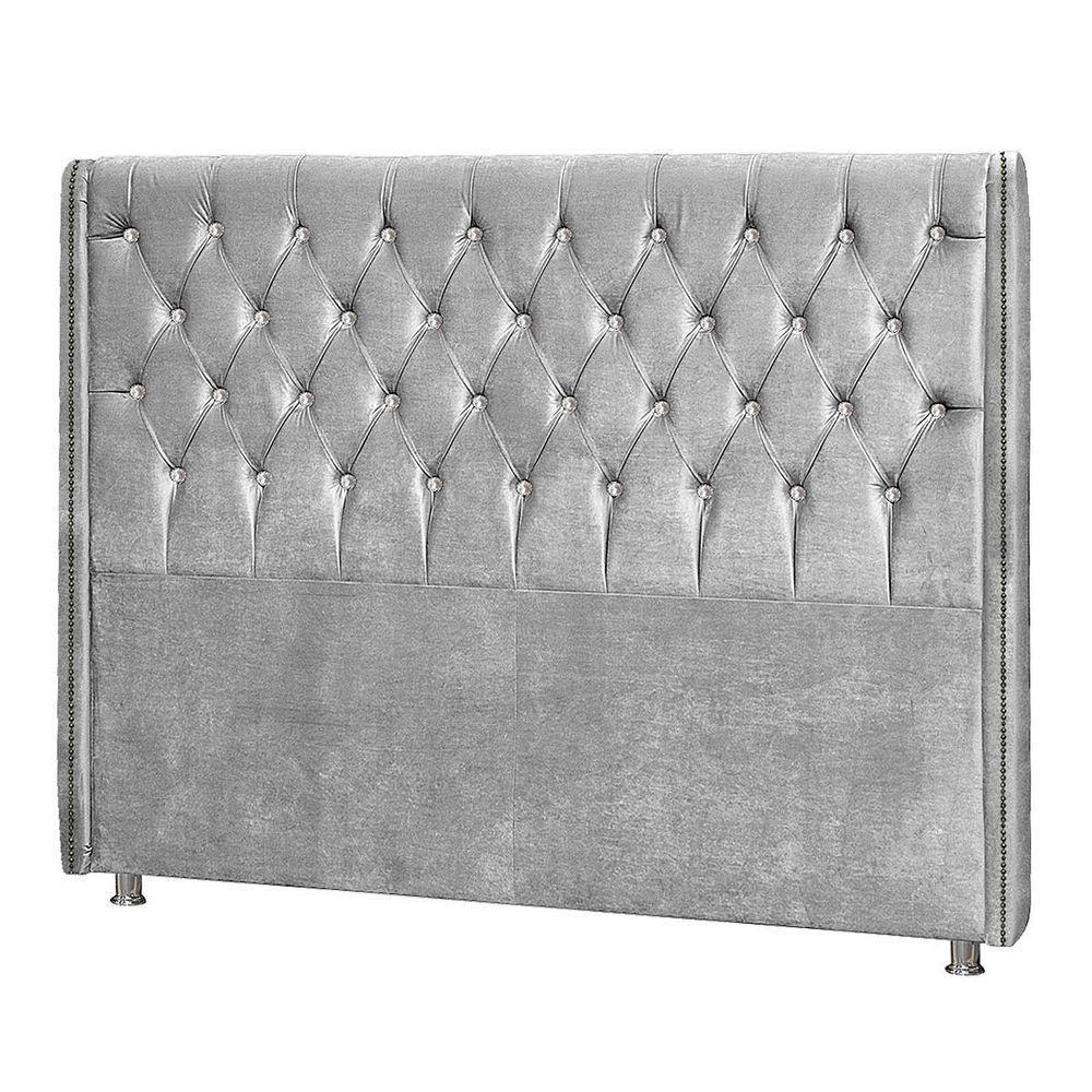Cabeceira Casal Tóquio P04 140 Cm Suede Cinza Tca 940 - 4