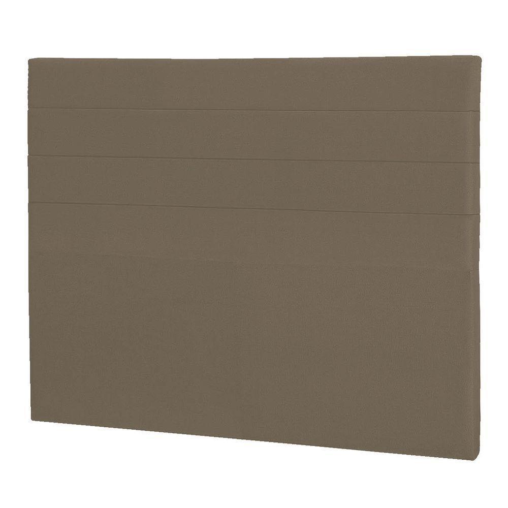 Cabeceira Solteiro P04 90 Cm Suede Marrom Claro Tca 945 - 4