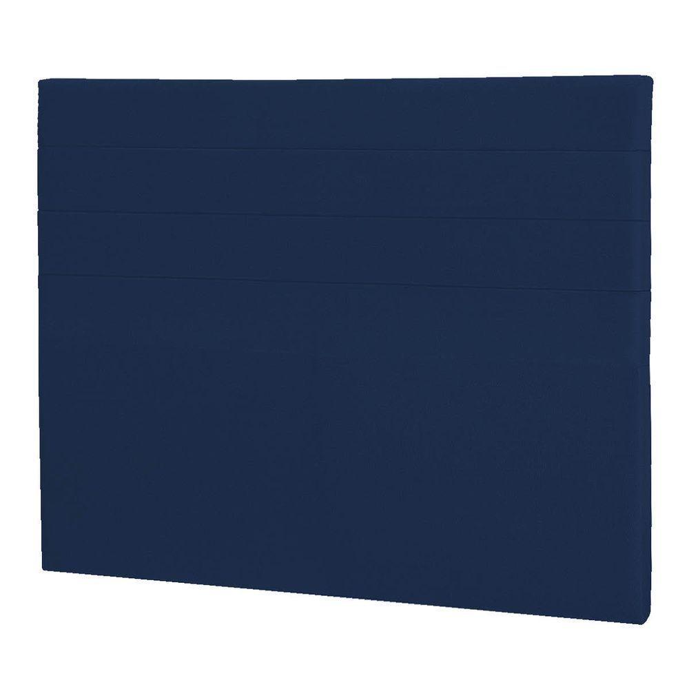 Cabeceira Solteiro Porto P04 90 Cm Suede Azul Tca 948 - 4