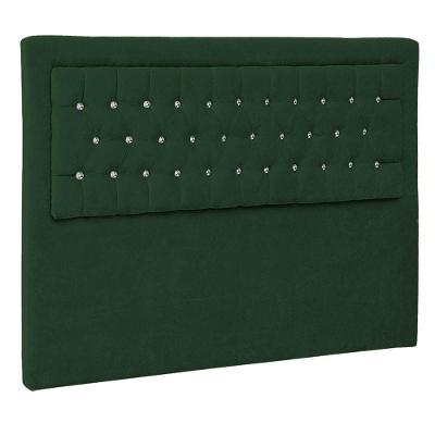 Cabeceira Solteiro Iasi P04 90 Cm Suede Verde Tca 947