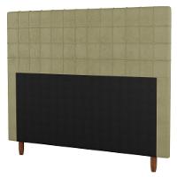 Cabeceira Cama Box Casal Queen Size 160Cm Linho Bege - 1
