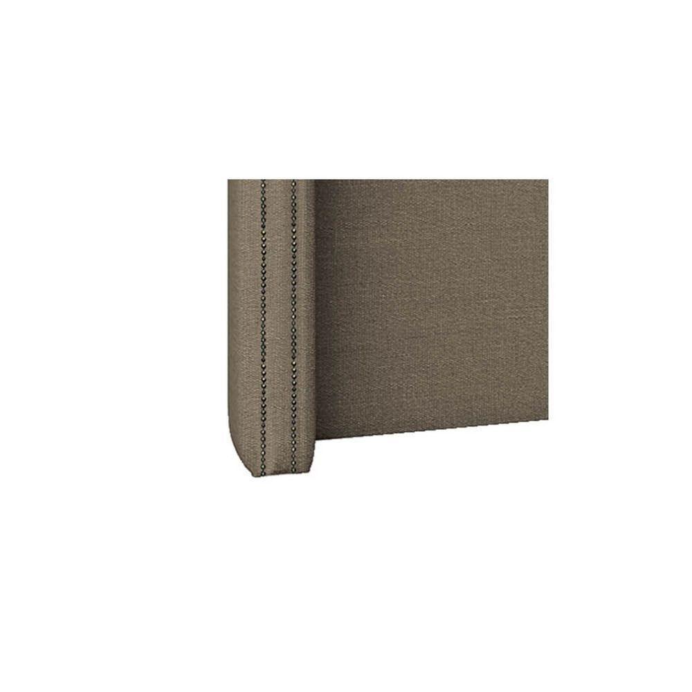 Cabeceira Solteiro P04 100 Cm Suede Marrom Claro Tca 945 - 2