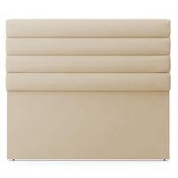 Cabeceira Para Cama Box Queen 160 Cm Suede Bege - 7