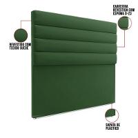Cabeceira Para Cama Box Queen 160 Cm Suede Verde