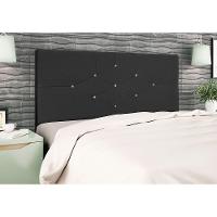 Cabeceira Camboriú Para Cama Box Solteiro 94 Cm Suede Preto - 3